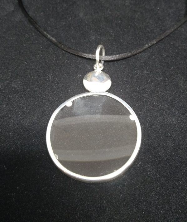 Colgante de plata con lupa - Imagen 2