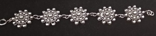 Pulsera botones charros de plata pavonada (Salamanca) - Image 2
