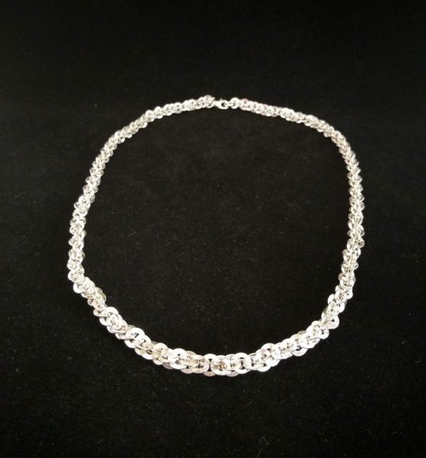 Collar de plata de cordoncillo mallorquín - Imagen 2
