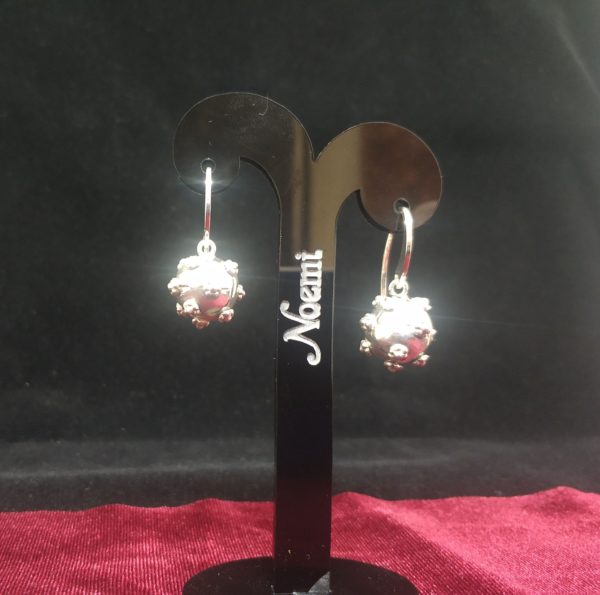 Pendientes de plata de mina de granito mallorquín - Image 2