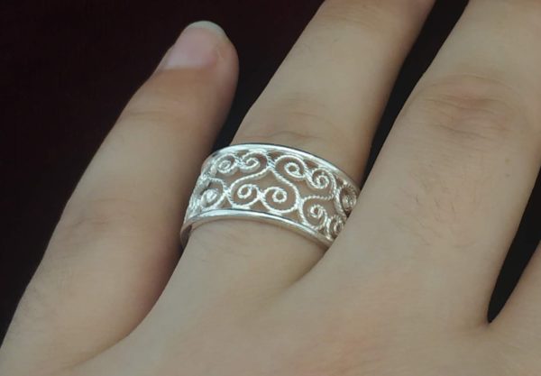 Anillo filigrana de plata - Image 2