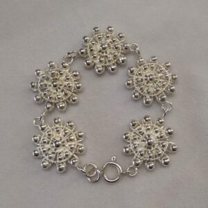 Pulsera botones charros de plata (Salamanca)
