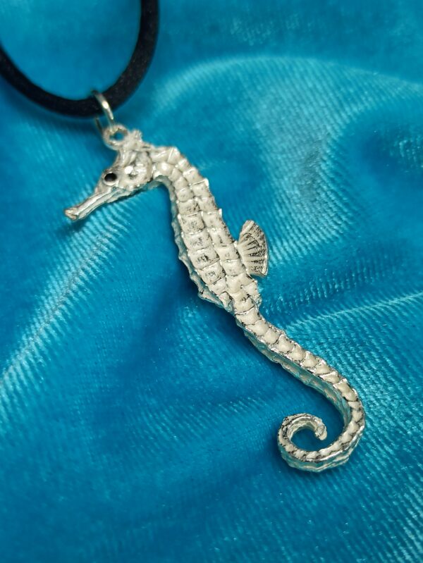 Colgante de plata de caballito de mar (hippocampus) - Imagen 2