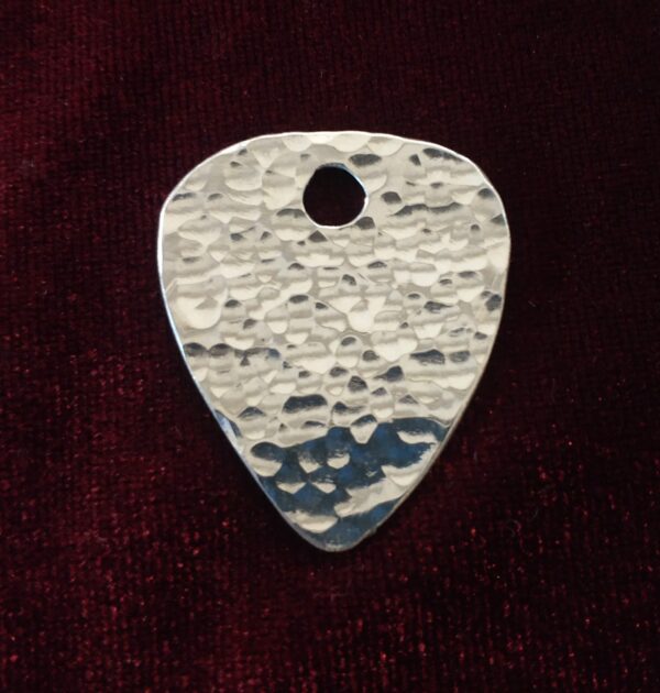 Púa de guitarra martelé de plata - Imagen 2