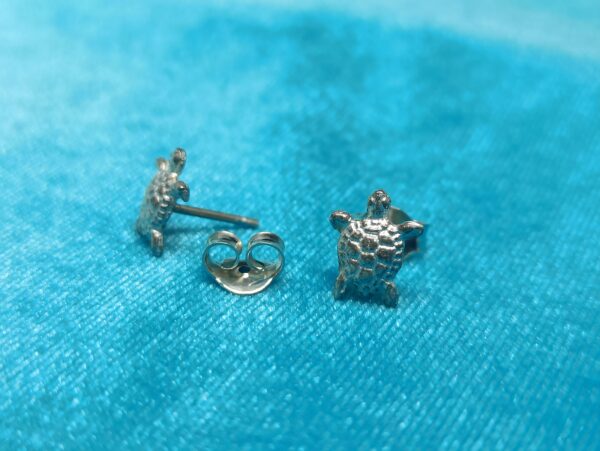 Pendientes de plata de tortugas marinas - Image 2