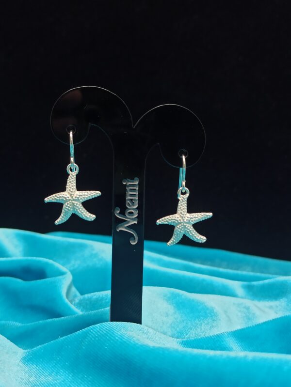 Pendientes de estrella de mar pequeña