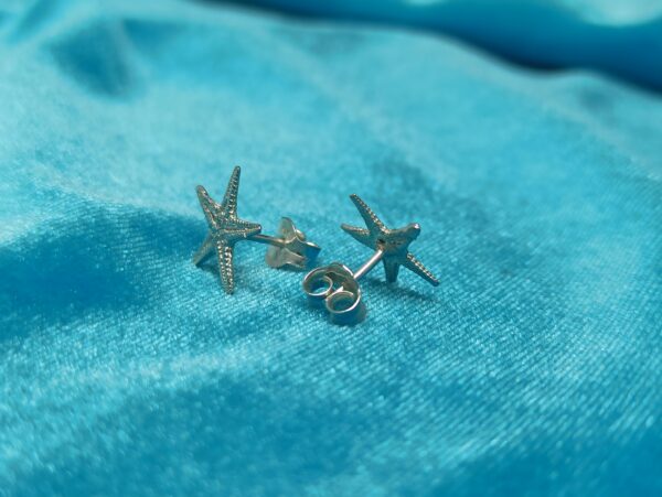 Pendientes de estrella de mar pequeña a presión - Image 2