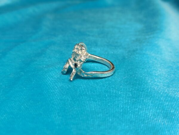 Anillo de plata de caballitos de mar (hippocampus) - Image 2