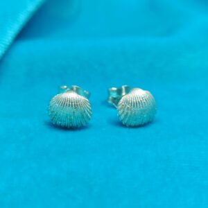 Pendientes concha a presión mini